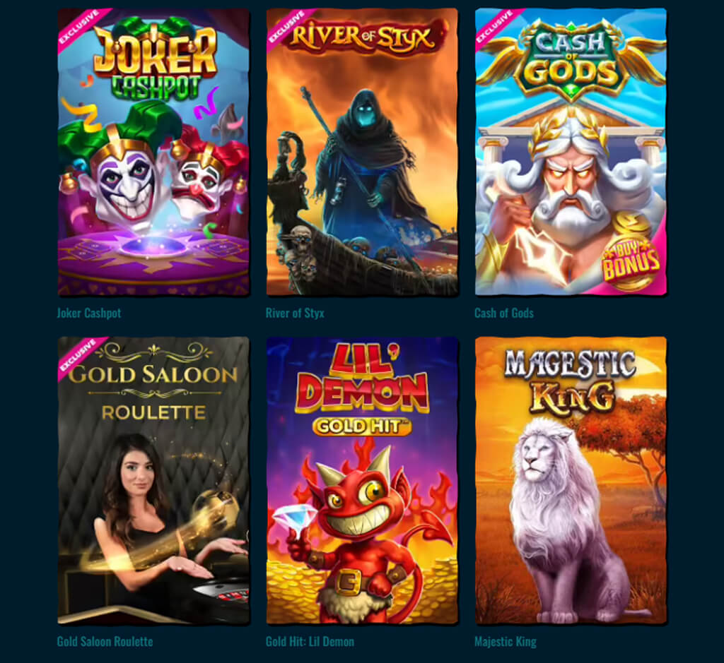 Spinanga popular games on desktop Spinanga popular games on desktop