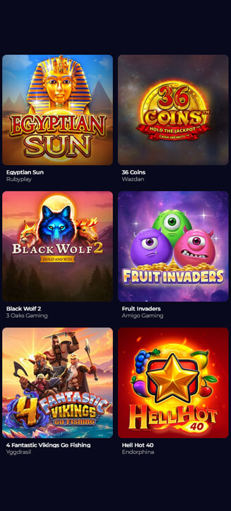YoYospins popular games on mobile YoYospins popular games on mobile
