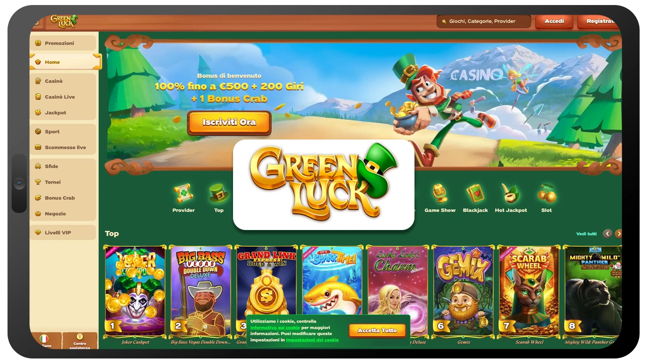 Greenluck casinò europei