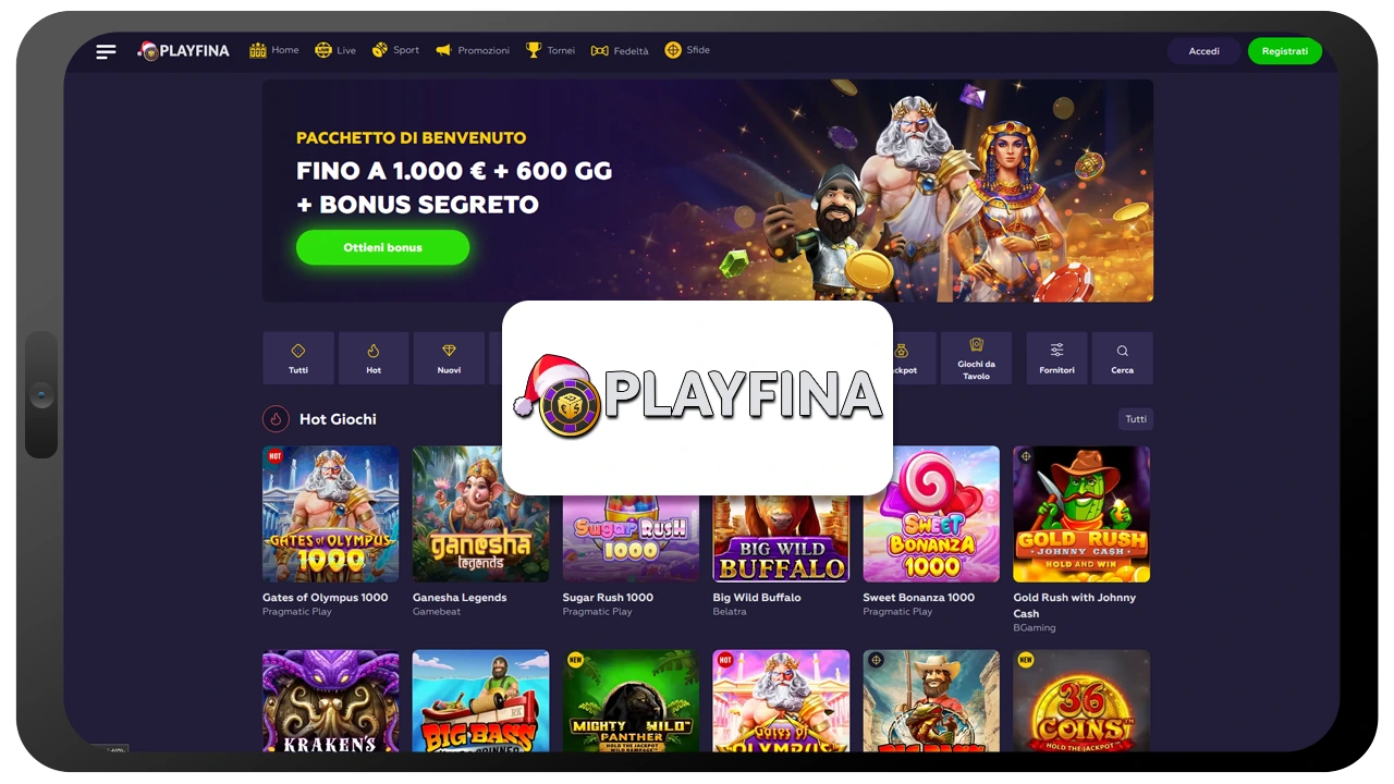 Playfina casinò europei